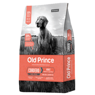 OLD PRINCE NOVEL DOG CORDE ADULT MEDI Y LAR 7.5KG