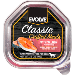 EVOLVE DOG CLASSIC CRAFTED MEALS SALMON 99G