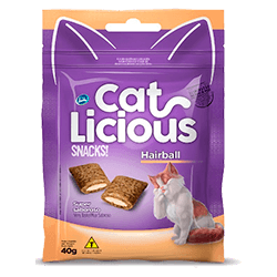 SNACK CAT LICIOUS HAIRBALL 40 GR