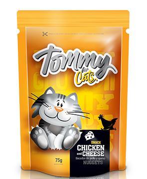 SNACK TOMMY CAT CHICKEN AND CHEESE 75 GR