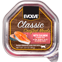 EVOLVE CAT CLASSIC BANDE CRAFTED MEALS SALMON 99G