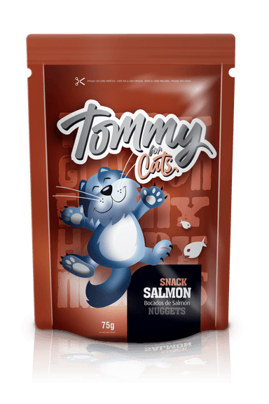 SNACK TOMMY CAT SALMON 75GR